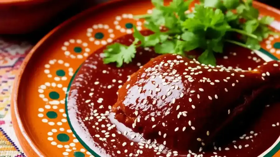 Mole dish with a side